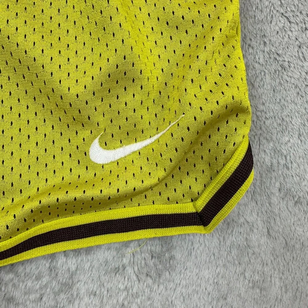Nike Shorts Men’s XS | Y2K  Retro Dri-FIT Yellow Mesh Athletic Training Running